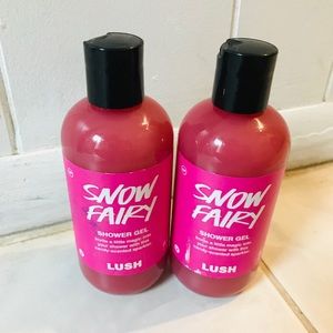 Lush snow fairy shower gels